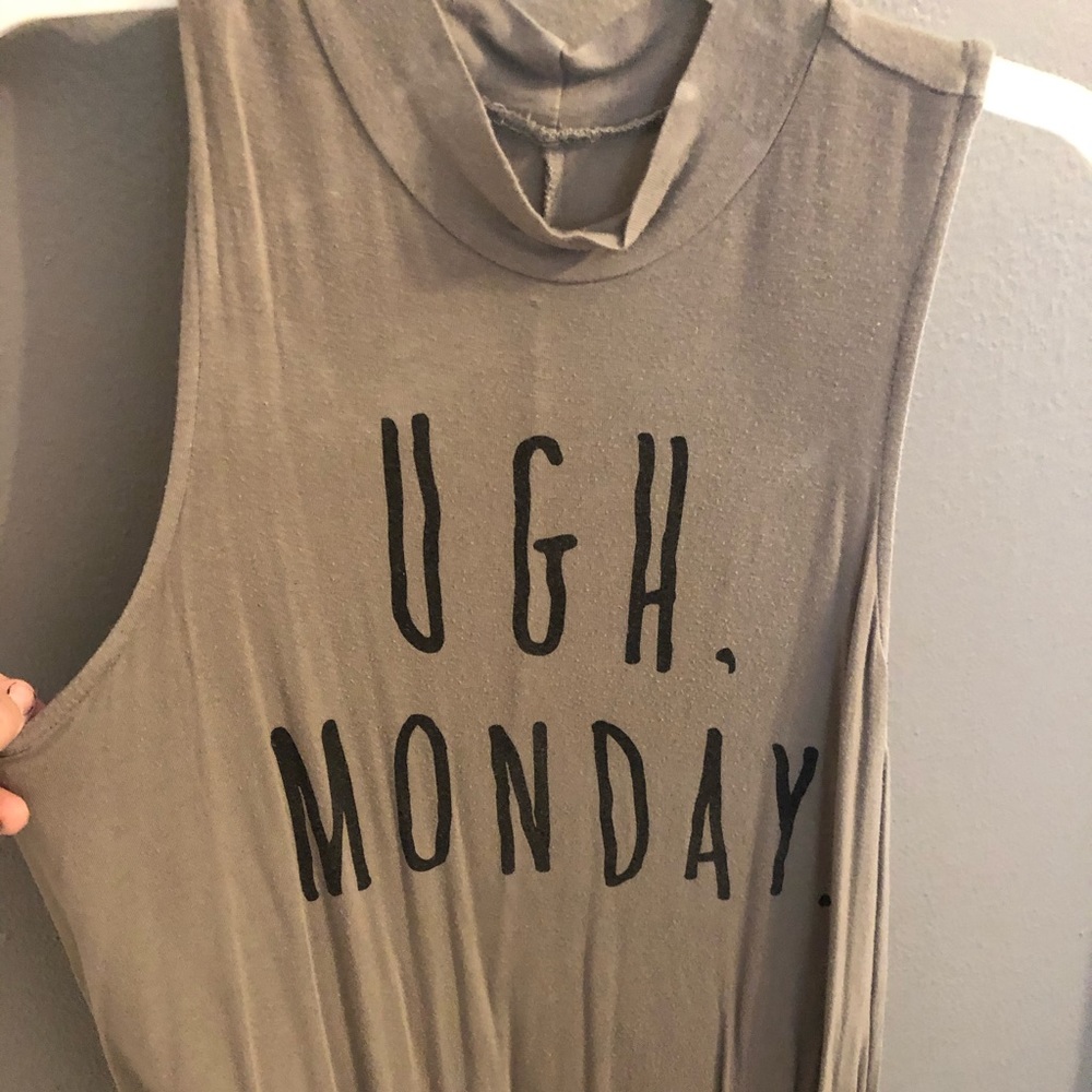 Tank top t-shirt style dress